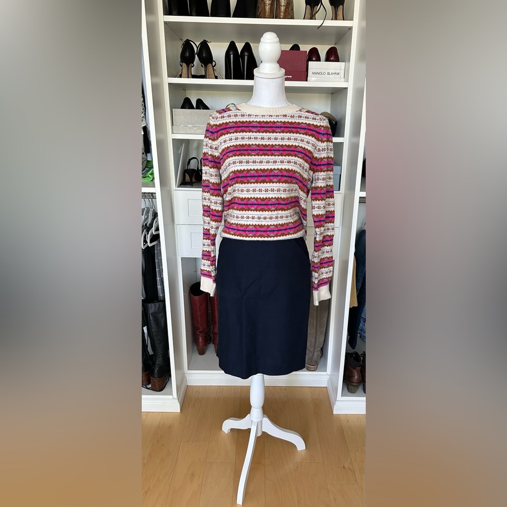 J. Crew Fair Isle sweater - lambswool Blend